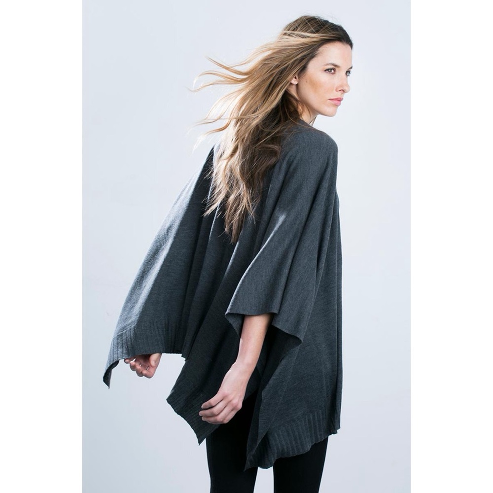 KINROSS Merino Wool & Silk Ruana‎ Wrap